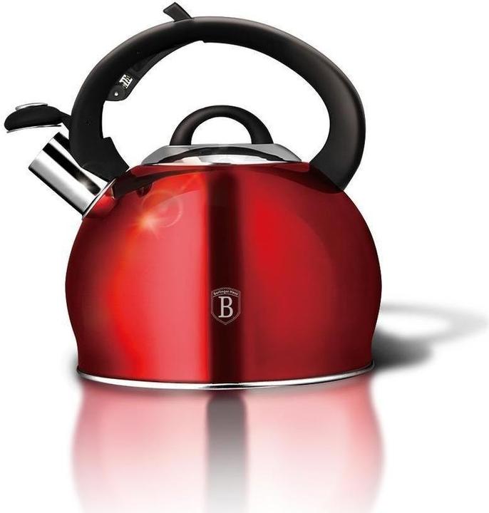 Actual product image BerlingerHaus Kettle With Whistle 3l Berlinger House Burgundy Metallic