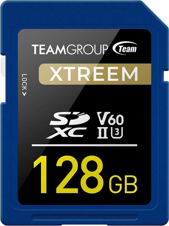 Produktbild Team Group SD 128GB XTREEM 250/120 SDXC (SDXC, U3, UHS-I, UHS-II)