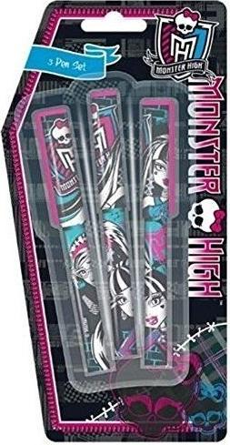 Actual product image Monster High Character Pen (Pack of 3) (Colored, 3 x)