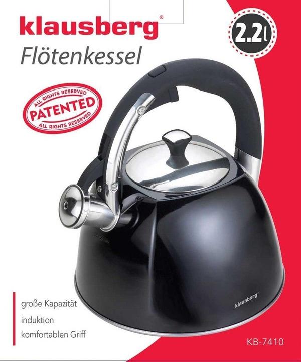 Productafbeelding Klausberg FLUITKETEL MET FLUITJE 2,2L KB-7410 (2.20 l)