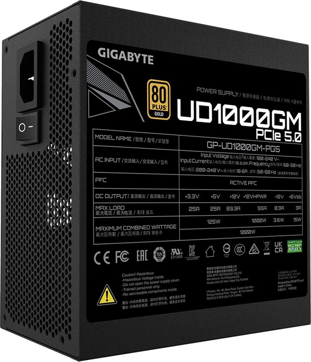 Produktbild Gigabyte GP-UD1000GM PG5 2.0 (1000 W)