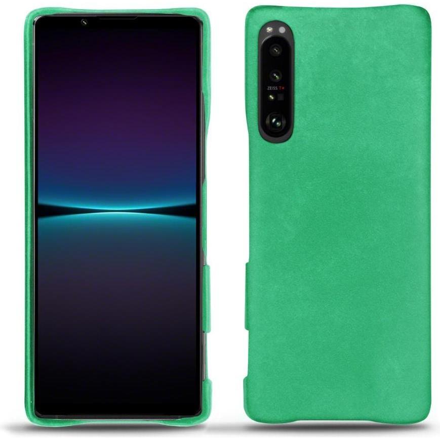 Noreve Lederschutzhülle (Sony Xperia 1 IV), Smartphone Hülle, Grün