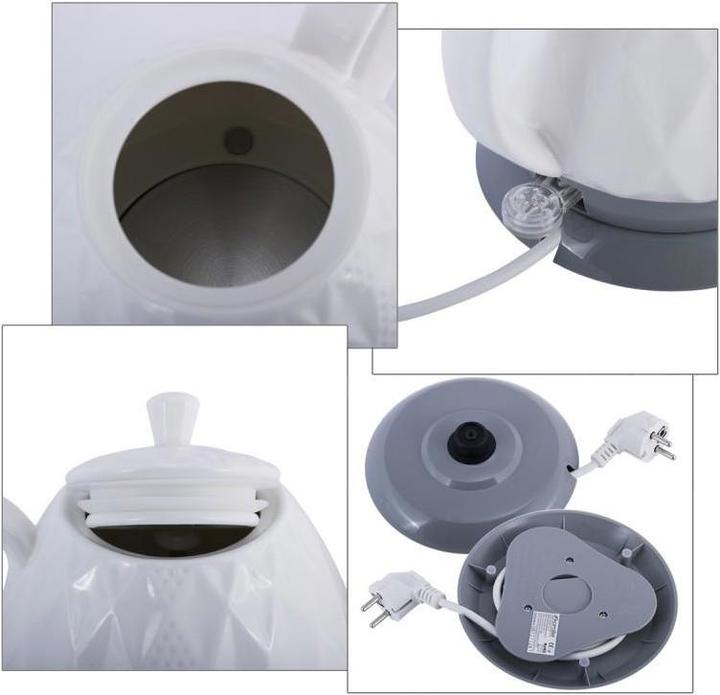 Immagine prodotto Kamille Bollitore elettrico in ceramica 1,5L CAMILLE 1727 (1.50 l)