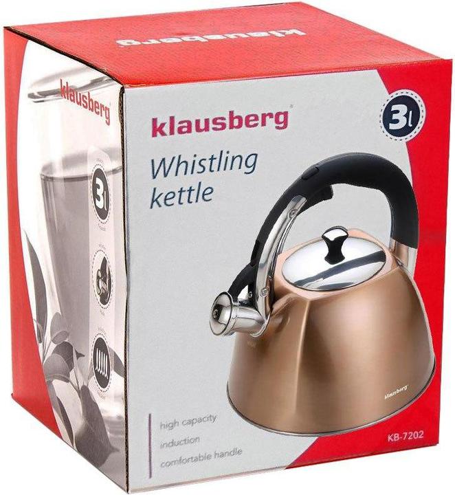 Produktbild Klausberg Kettle with whistle 3L KB-7202 (3 l)