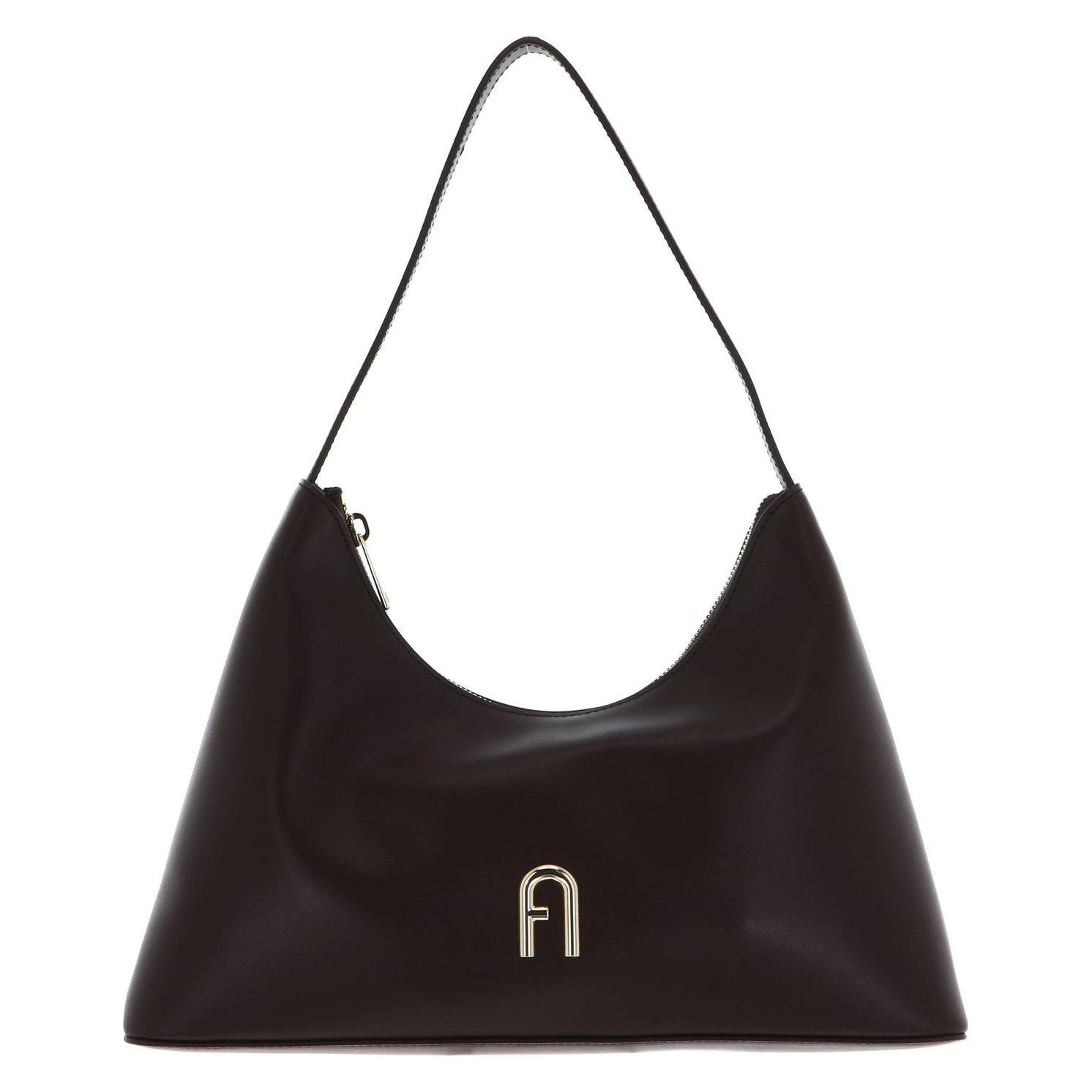 Furla, Damen, Handtasche, Diamante Mini Shoulder Bag, Braun