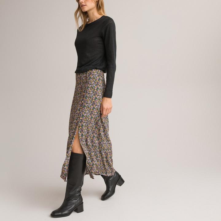Actual product image La Redoute Collections Shirt with round neckline (S)