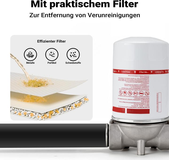 Produktbild Wiltec 180l mobile Tankanlage 12V Pumpe Kraftstoffbehälter Dieseltankstelle