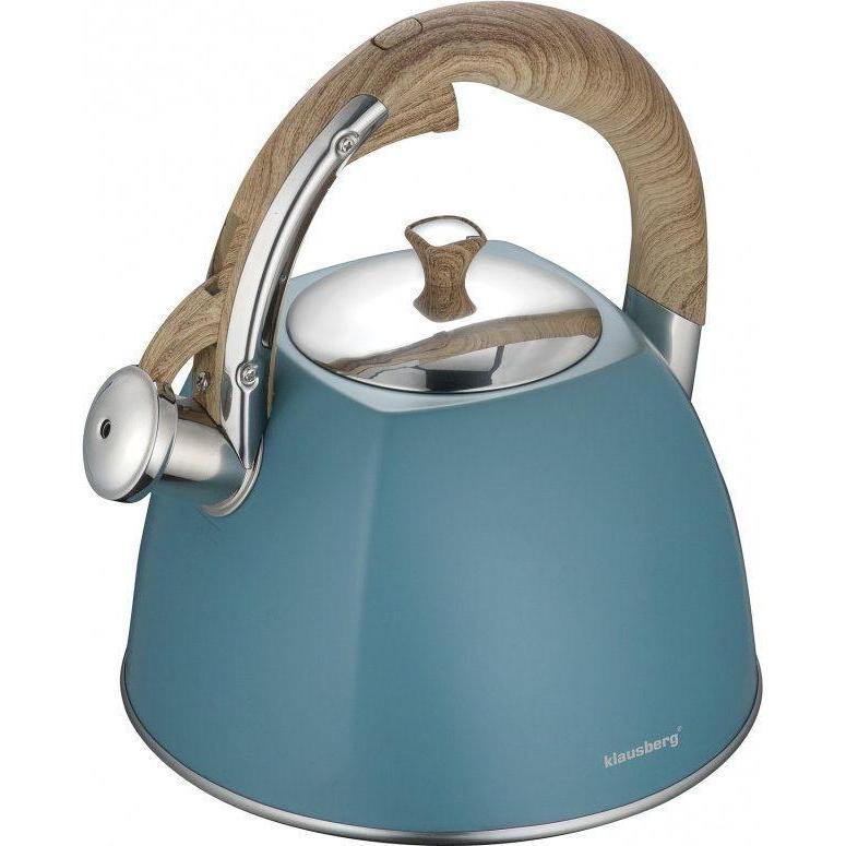 Klausberg Kettle with whistle 3L KB-7499, Wasserkocher, Türkis