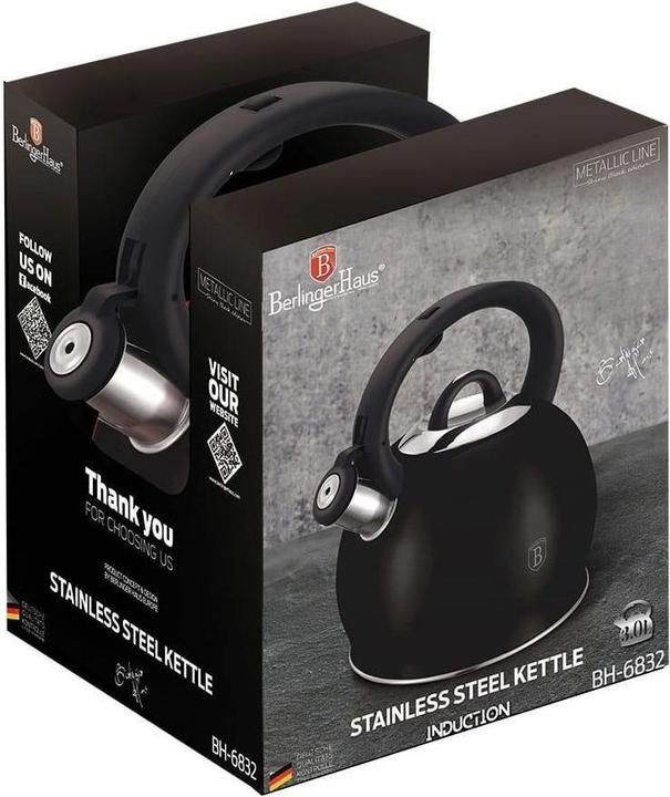 Produktbild BerlingerHaus KETTLE WITH WHISTLE 3L BH-6832