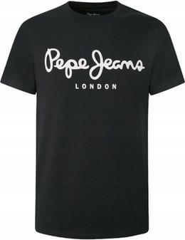 Actual product image Pepe Jeans Original Stretch T-Shirt Short Sleeve Black (M)