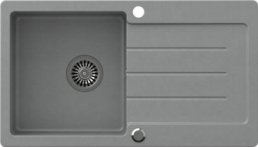 Steiner JOHNNY 111 Lavello in granito grigio Steingran, 1 vasca senza