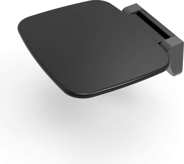 Aqua Bagno Sedile della doccia, Duroplast nero (160 kg)