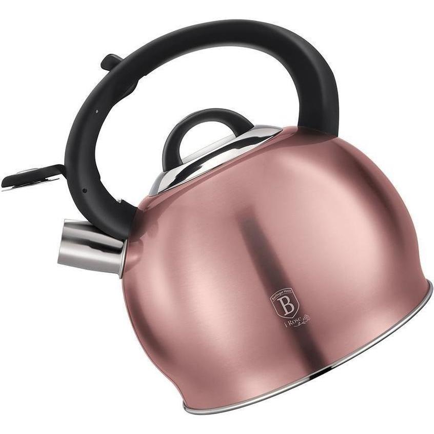 BerlingerHaus Tea With Whistle 3l I-Rose Collection, Wasserkocher, Violett