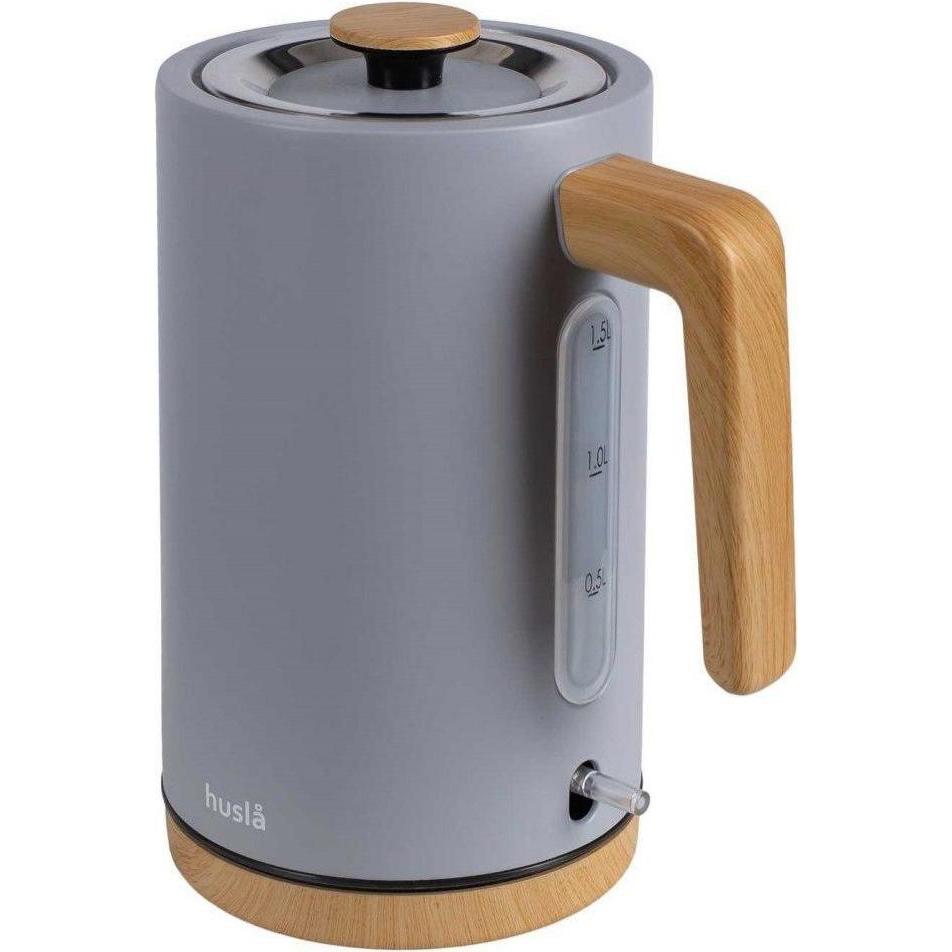 Thumbnail - Husa Electric kettle HUSLA 1,5L gray 73904, Wasserkocher, Grau
