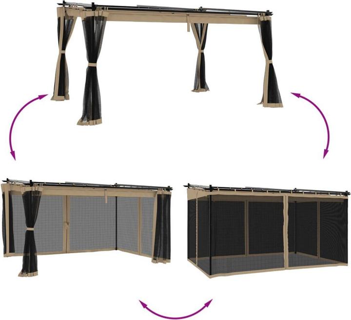 Image du produit vidaXL Pavillon (396 cm, 297 cm)