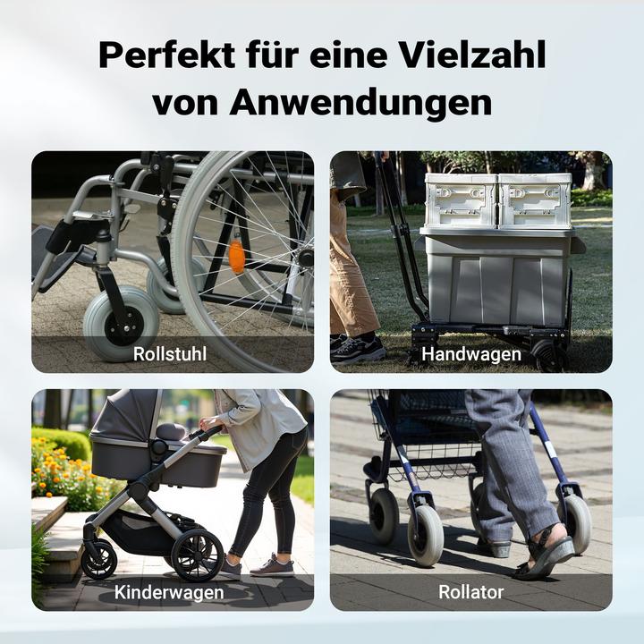 Produktbild Wiltec Rollstuhlrampe doppelt faltbar 182cm 270kg Rollirampe Alu Rampe Rollstuhl