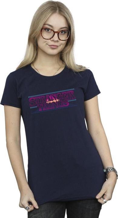 Image du produit Netflix - T-shirt STRANGER THINGS RETRO TITLE - Femme (S)