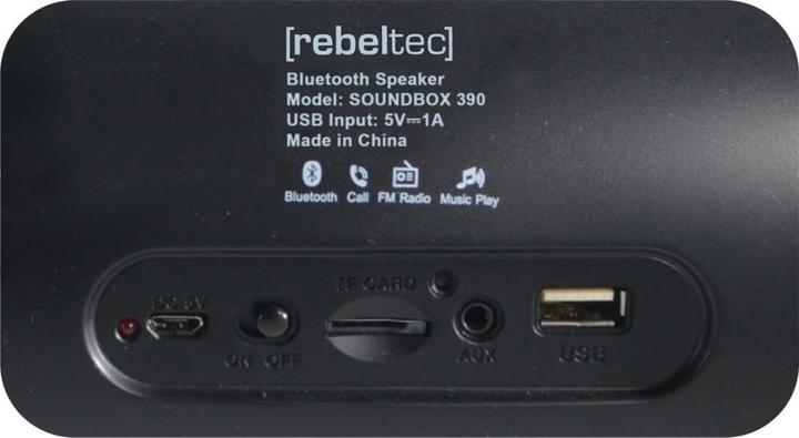 Actual product image Rebeltec SoundBox 390 Bluetooth garsiakalbis (12 h)