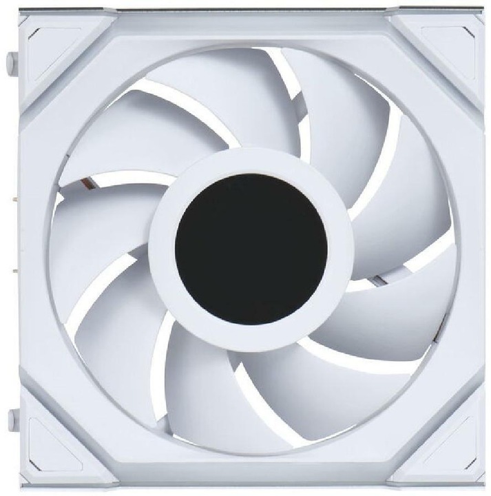 Produktbild Lian-Li UNI FAN SL Wireless LCD Lüfter, ARGB, PWM - 120 mm, weiss (120 mm, 1 x)