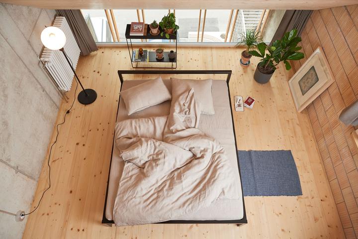 Actual product image lavie Linus Natural (90x200+35 cm)