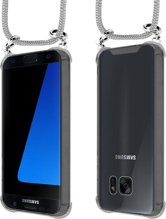 Produktbild Cadorabo TPU Handy Kette SILBER Cover