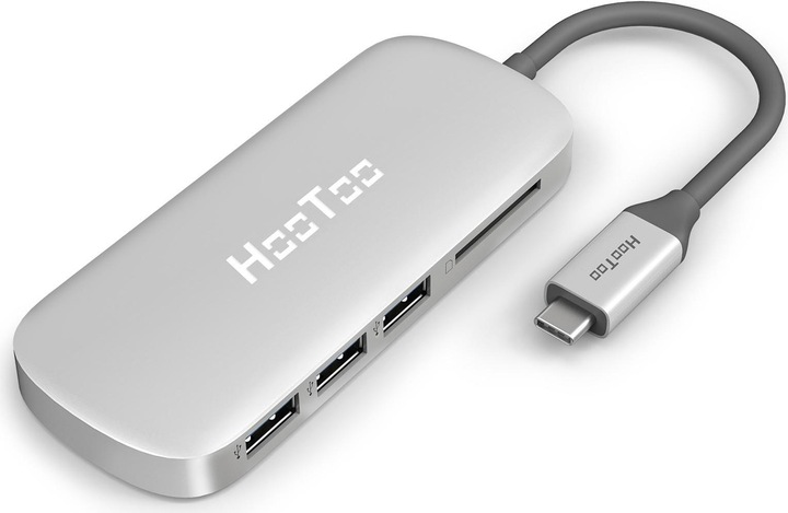 Produktbild HooToo HT-UC003, USB-C hub, silver