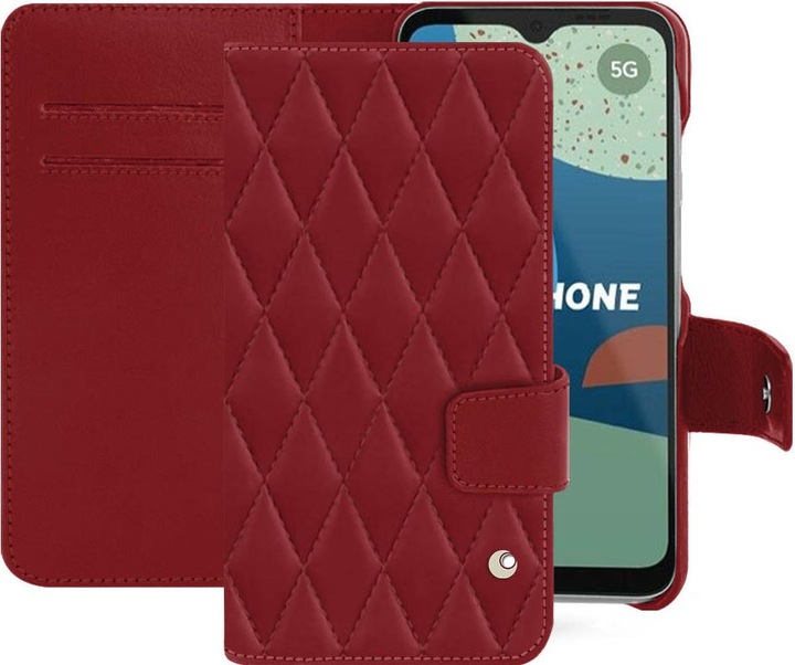 Actual product image Noreve Leather wallet with horizontal flap (Fairphone 4)