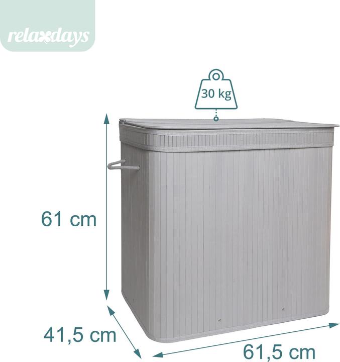 Actual product image Relaxdays Laundry bin (150 l)
