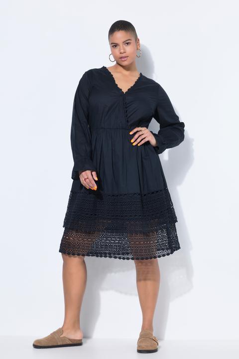 Produktbild Studio Untold Kleid, tailliert, Volants, Spitze (50, 52)