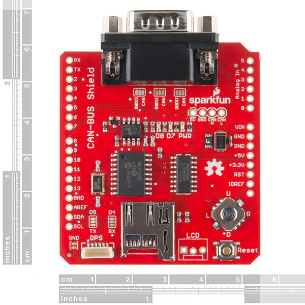 Produktbild SparkFun CAN-BUS Shield inkl. Headers (Shield)