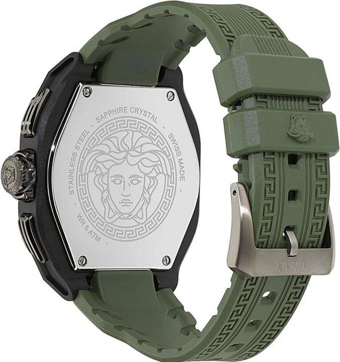 Produktbild Versace Elegantes und modisches Chronographenarmband mit Leuchtziffern und Schweizer Uhrwerk (Chronograph, 44 mm)