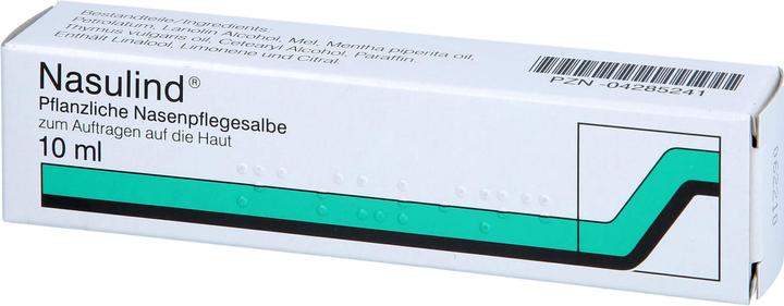 Immagine prodotto Steierl Nasulind Unguento per la cura del naso alle erbe, 10 ml Unguento (1 Pezzo/i)