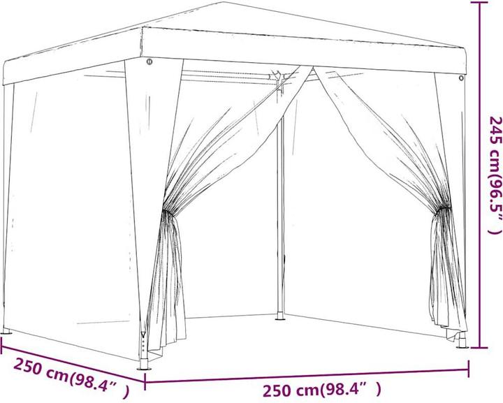 Image du produit vidaXL Desirae (250 cm, 250 cm)