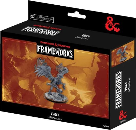 Produktbild Wizkids D&D Frameworks Unpainted Miniatures - Vrock