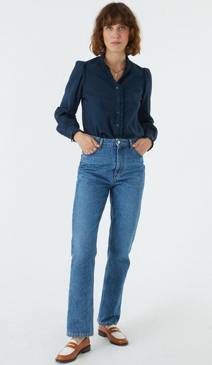 Produktbild La Redoute Collections Langärmelige Bluse mit Rüschenkragen (32)