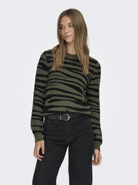 Image du produit JdY Coupe normale Col rond Poignets côtelés Pulls en maille (XS)