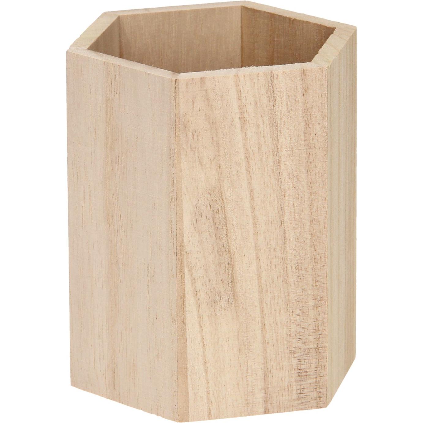 Playwood Dekorieren Sie Ihre eigene Stiftablage aus Holz