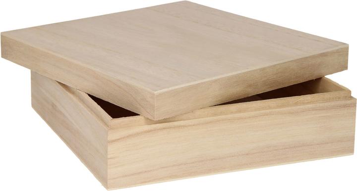 Actual product image Playwood Coffin square with loose lid