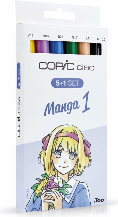 Produktbild Copic Ciao Manga 1 (Multicolor, 3 mm, 6 x)
