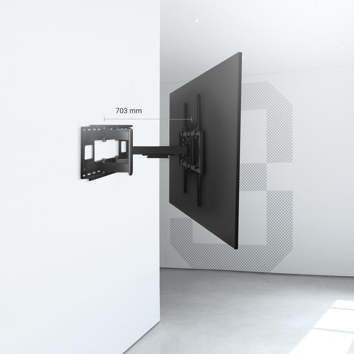 Produktbild Aisens SOPORTE PARED TV/MON 60-120 NEGRO (Wand, 120 kg, 60" - 120")