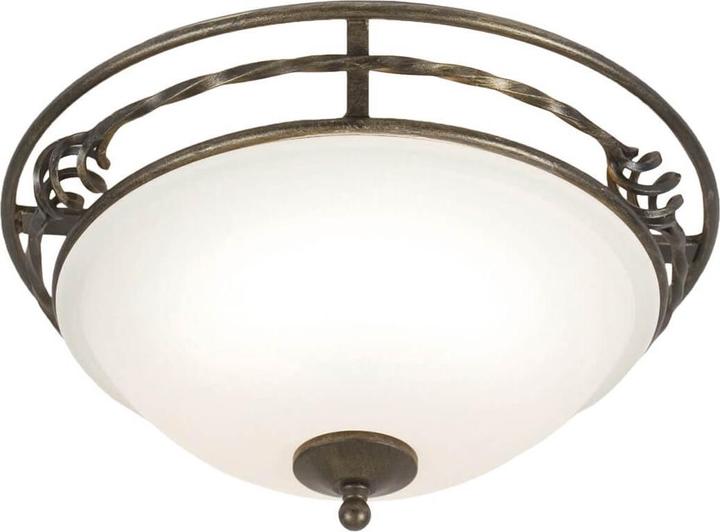 Actual product image Elstead Lighting Pembroke ceiling light E27 double black, gold, Made in UK (E27)