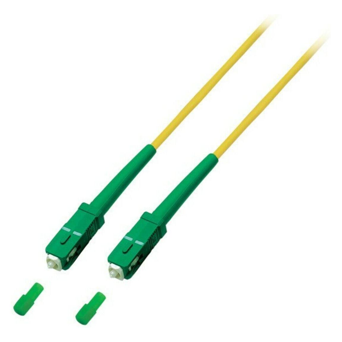 Danicom OS2 Simplex Glasfaserkabel Sc/Apc-Sc/Apc 5m, Netzwerkkabel