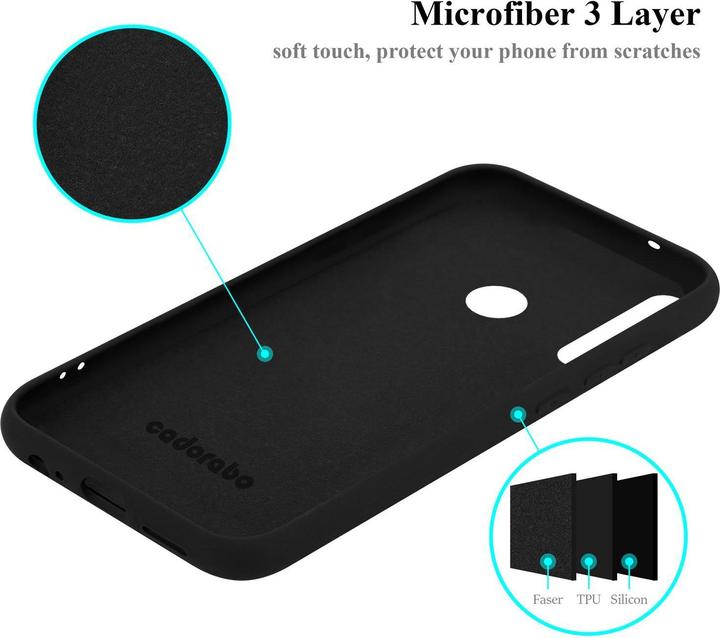 Immagine prodotto Cadorabo Copertura della cassa del silicone liquido TPU (Huawei P40 Lite E)