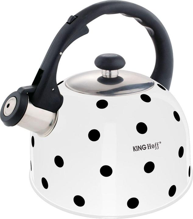 Produktbild Kinghoff POLKA DOT enamelled kettle 2.6 l KH-1053