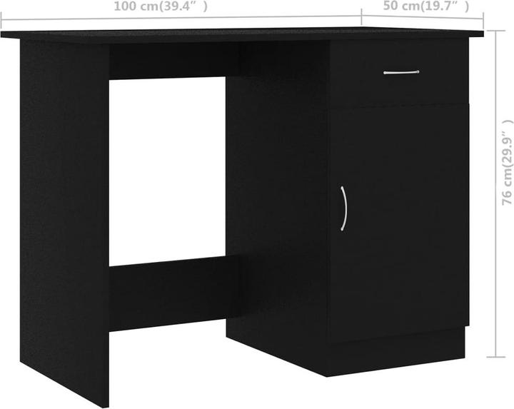 Actual product image vidaXL Schreibtisch (50 x 100 x 76 cm)