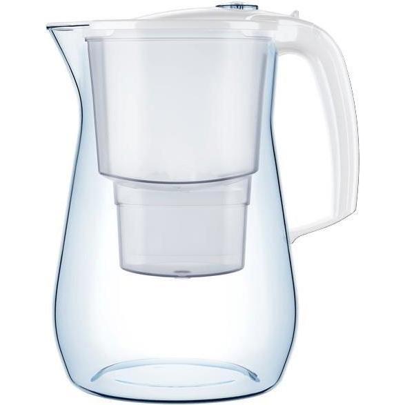 Aquaphor Filter jug Onyx B25 white + 3x refills, Wasserfilter, Weiss