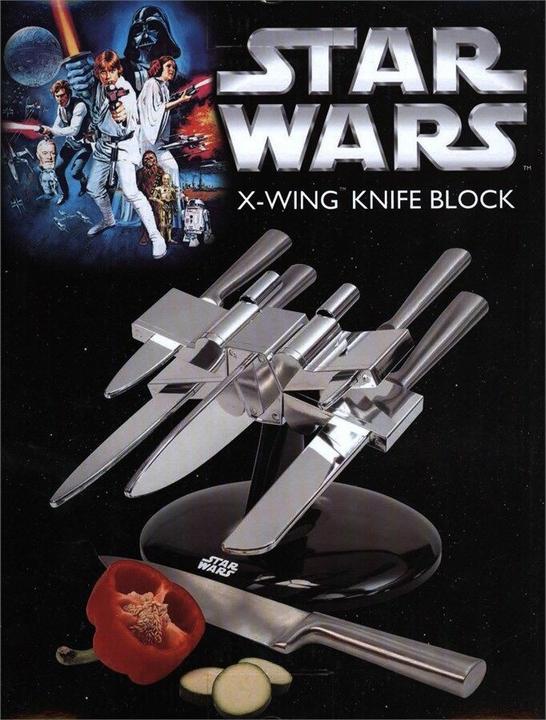 EGLO Star Wars X-Wing Messerblock (5 Stück, Messer)