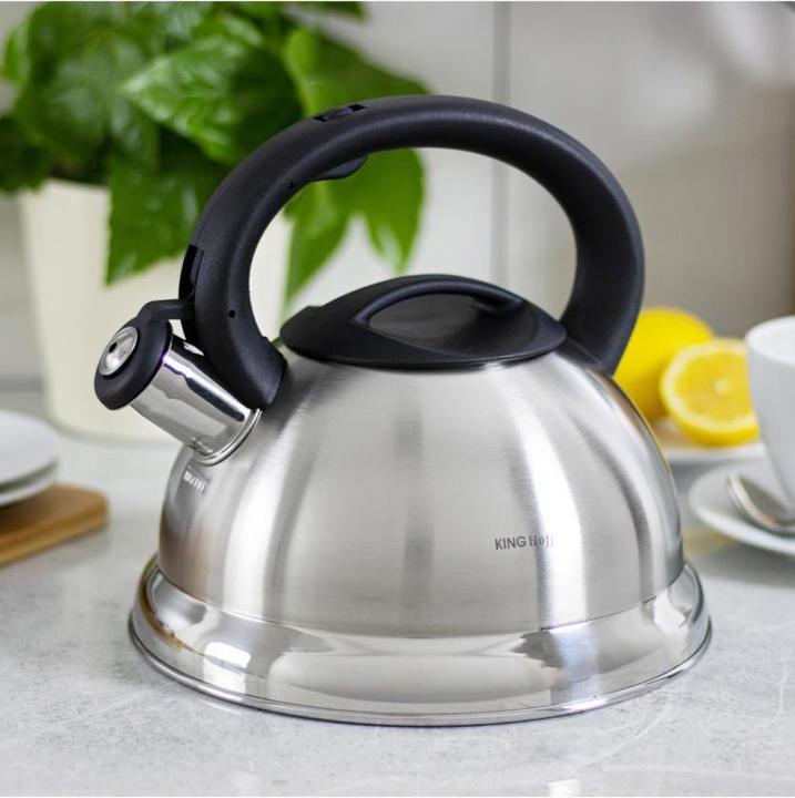 Actual product image Kinghoff Steel kettle with whistle 3 L KH-3236 (3 l)