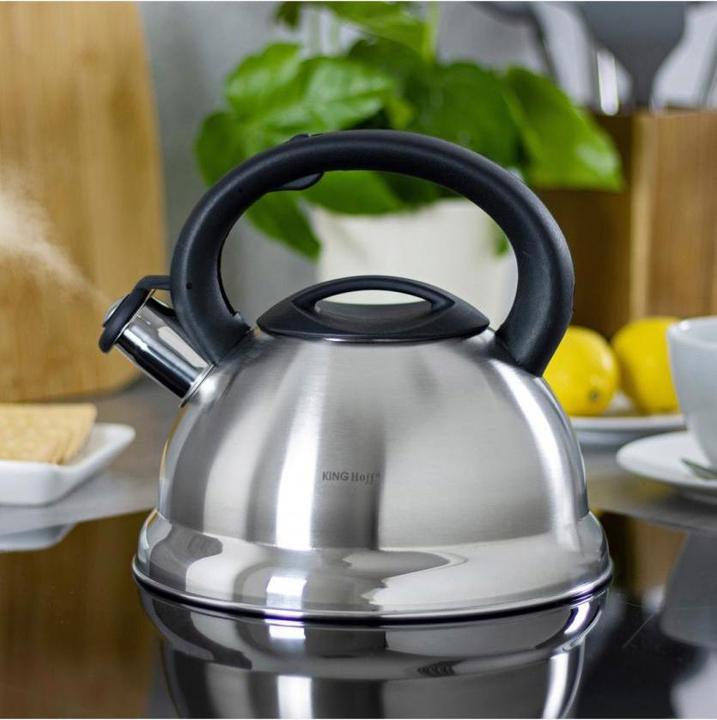 Actual product image Kinghoff Steel kettle with whistle 3 L KH-3236 (3 l)