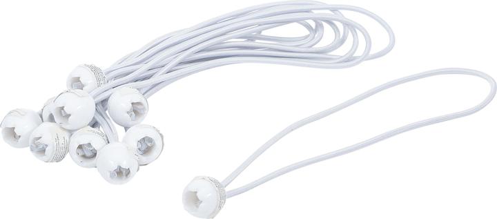 Produktbild BGS Spanngummi-Satz | mit Kugel | 27 cm | 10-tlg.
